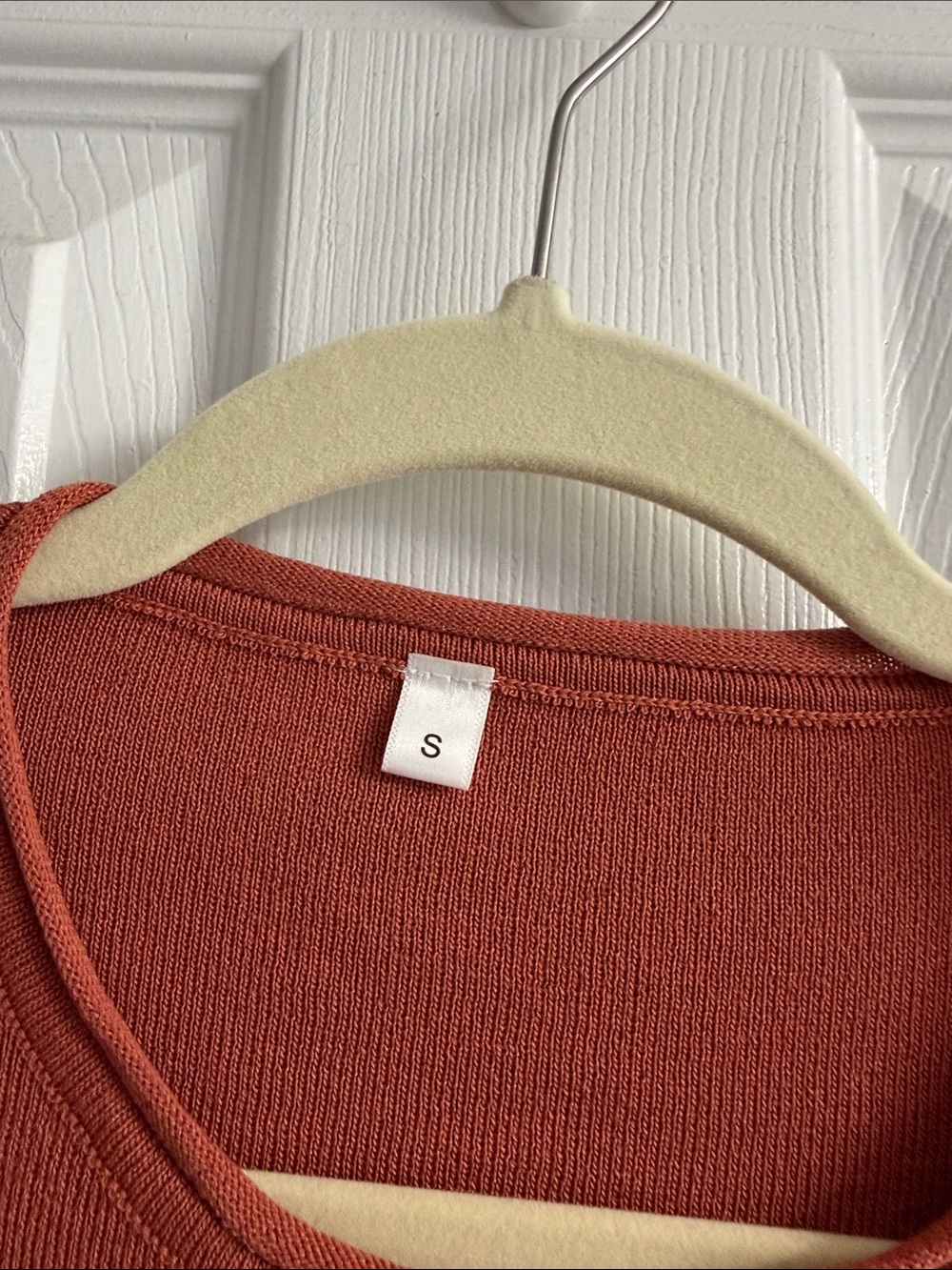 Sleeveless Knit Top and Pleated Wide-Leg Pants Set - Rust - Picture 2 of 4